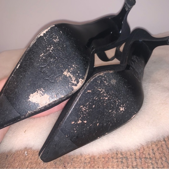 Stuart Weitzman Black Pointed Toe Heels - Picture 9 of 11